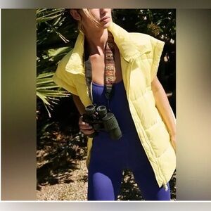 Nwot Free People In A Bubble Puffer Vest